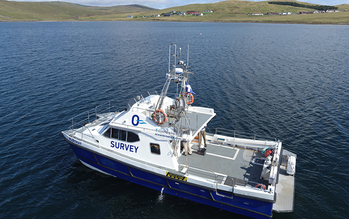 Ocean Kinetics survey boat, Ruby May