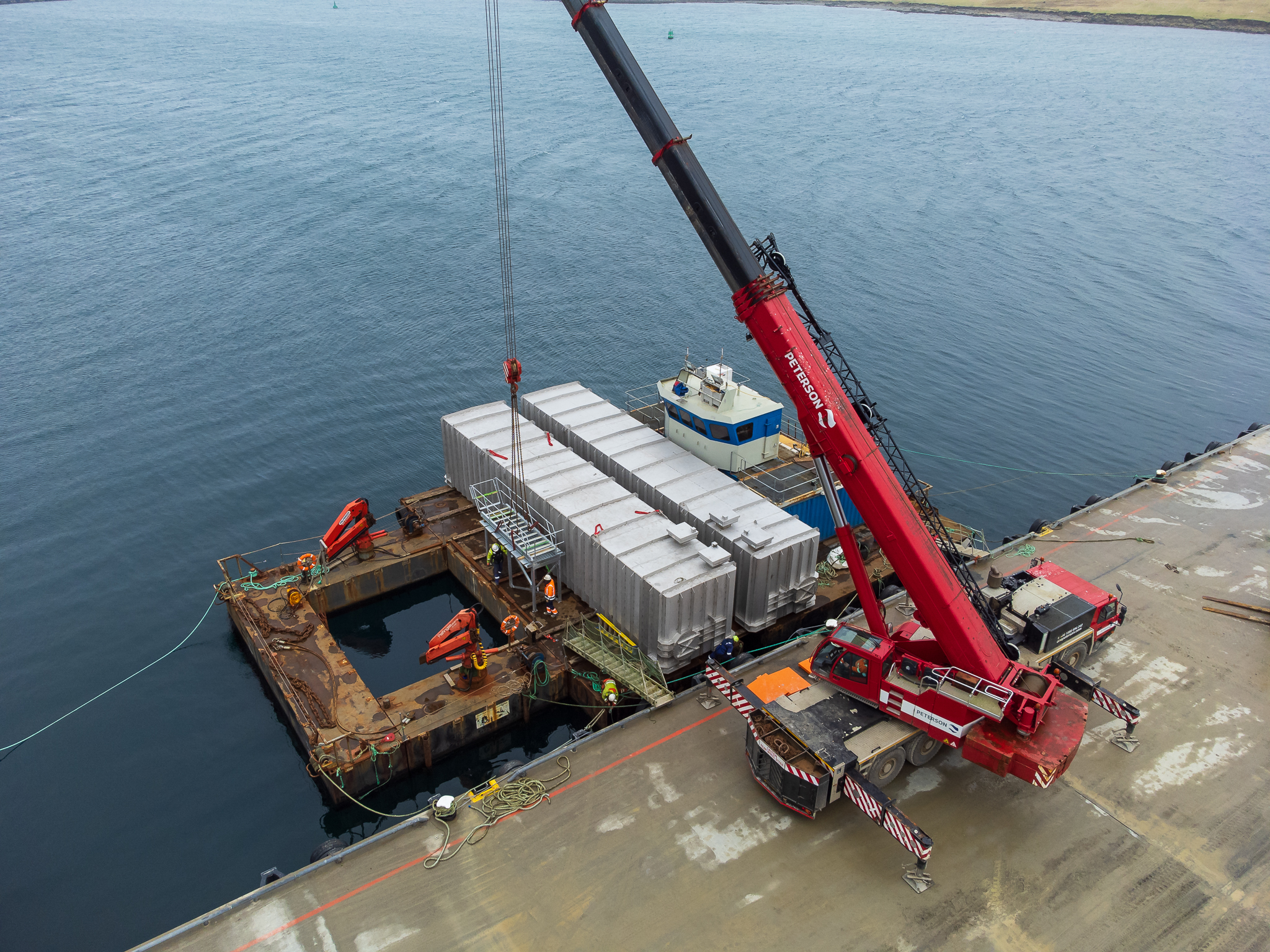 Tanks for Scottish Water, manufactured by Ocean Kinetics